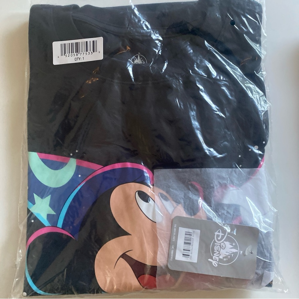 70th anniversary Disney Black Mickey Mouse T-Shirt